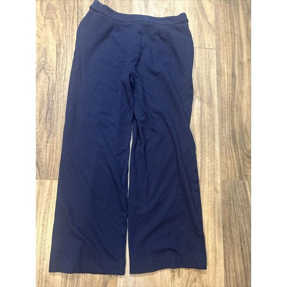 Chicos Pants Womens 2 ≈ 12 Navy Polyester Stretch Career Work Dress Slacks.34X29 - Picture 4 of 6